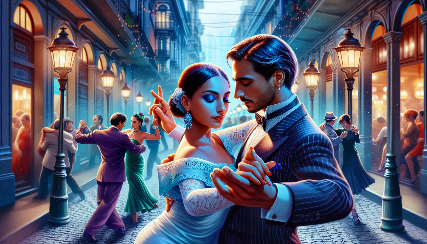 O Tango é uma dança apaixonante que nasceu nas ruas de Buenos Aires, Argentina. Com sua elegância e sensualidade, ele encanta turistas e moradores locais, tornando-se uma das principais atrações da cidade.

As ruas de Buenos Aires são palco de apresentações espontâneas de tango, onde casais se reúnem para dançar ao som de músicas tradicionais. Esses encontros acontecem