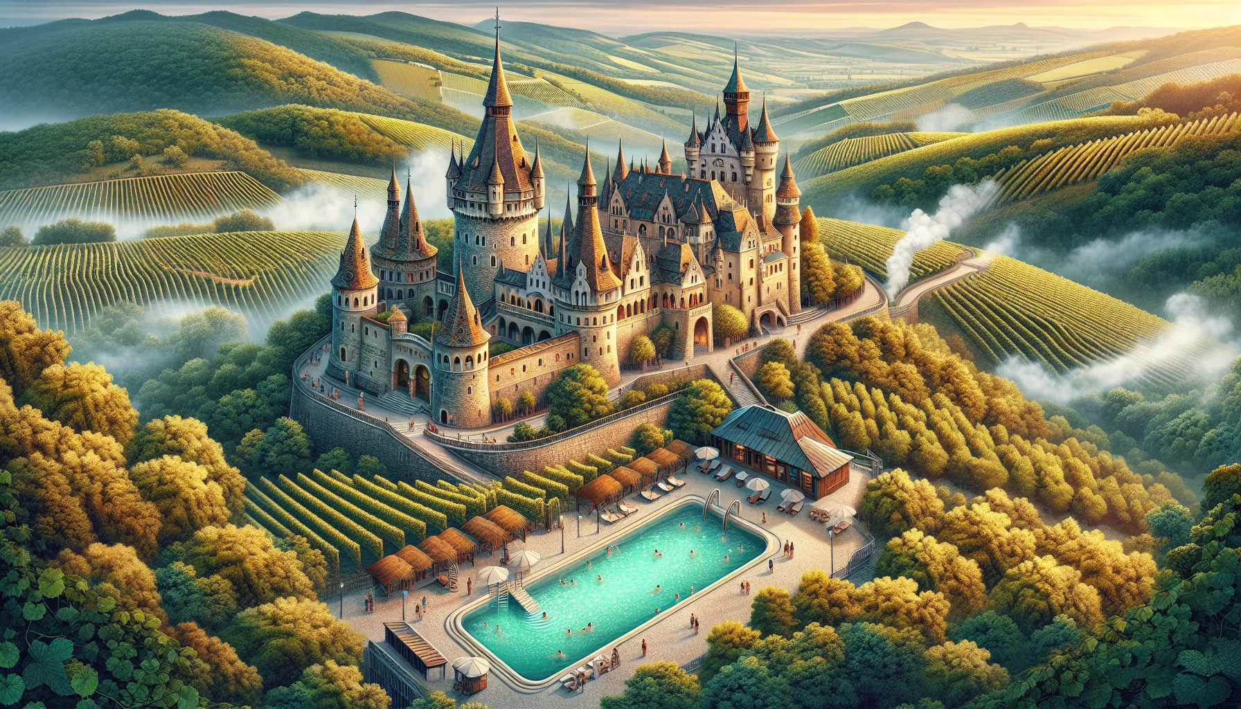 Budapeste e além - Termas, vinhos e castelos húngaros explorados!

Descubra a beleza da Hungria além de Budapeste, com uma viagem que combina relaxamento em termas, degustação de vinhos e exploração de castelos. 

Comece sua jornada na deslumbrante capital húngara, Budapeste, conhecida por suas famosas termas ter