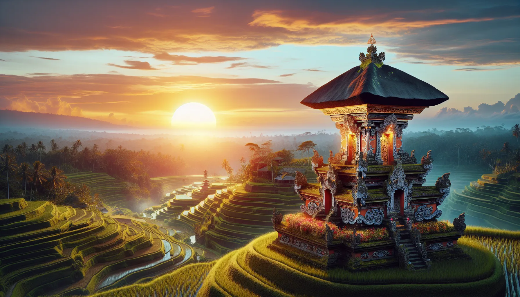 Bali, conhecida como a Ilha dos Deuses, é um destino mágico que guarda segredos profundos esperando para serem descobertos. Em apenas 3 dias, você terá a oportunidade de explorar os encantos desta ilha e mergulhar em sua cultura única.

No primeiro dia, comece sua jornada visitando os templos sagrados de Bali. O Templo de Besakih, conhecido como o 