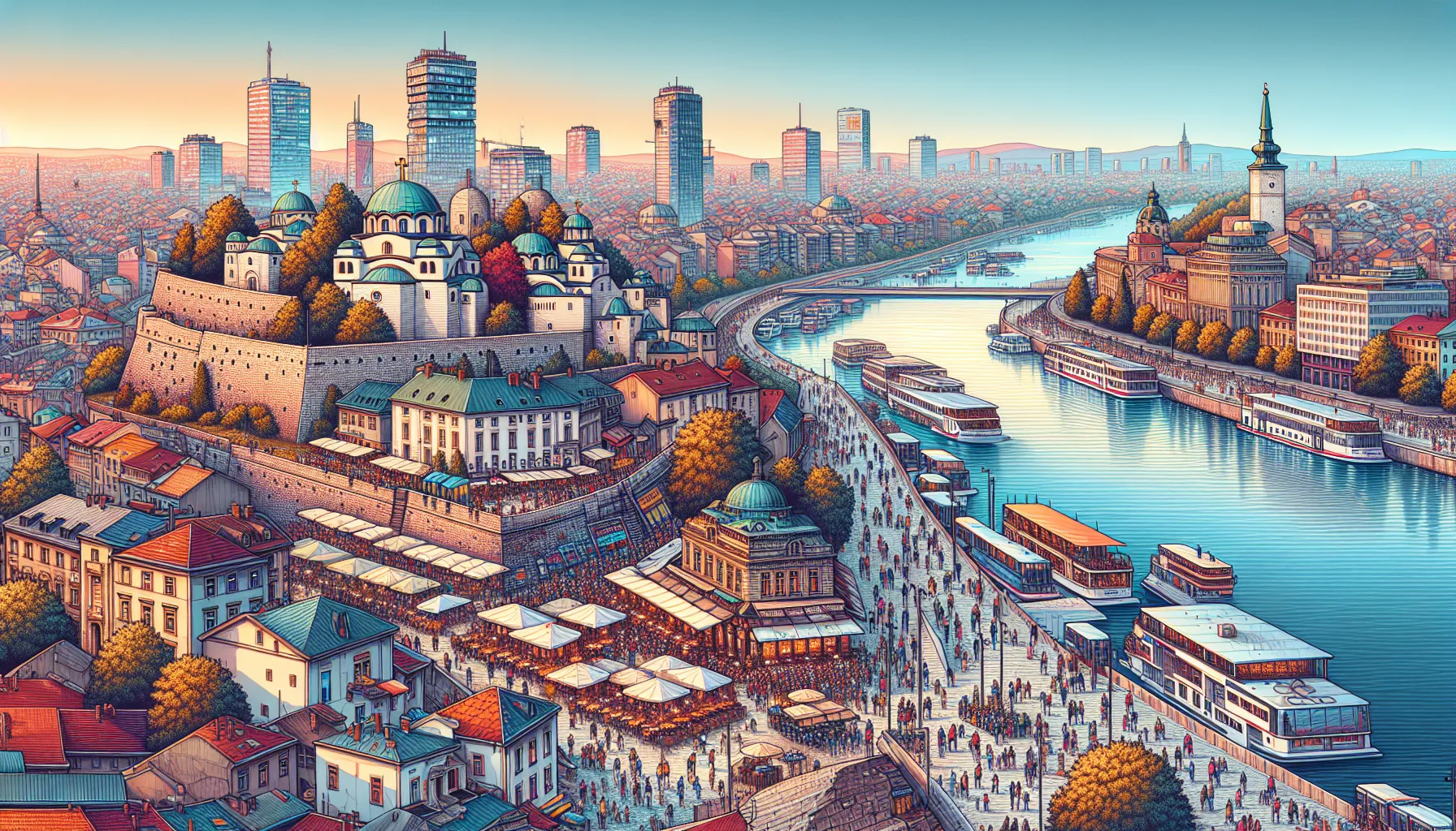 Os Balcãs são uma região rica em história, cultura e beleza natural. Uma das cidades mais fascinantes para se explorar nesta região é Belgrado, a capital da Sérvia. Com uma mistura única de influências orientais e ocidentais, Belgrado oferece uma experiência vibrante e diversificada. Neste guia, vamos mostrar como aproveitar ao máximo sua visita de 3 dias a Belgrado.

