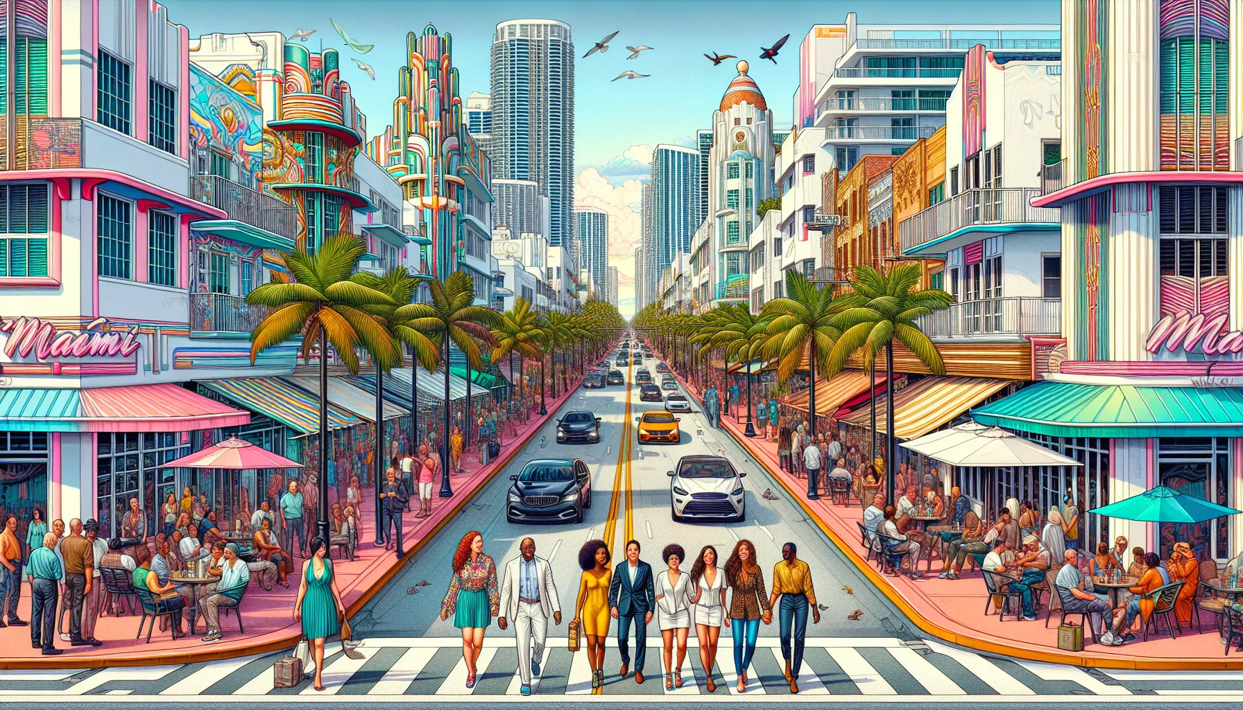 Miami Eufórica: Roteiro Dinâmico de 4D

Experimente a energia vibrante de Miami com nosso roteiro dinâmico de 4D. Descubra tudo o que essa cidade emocionante tem a oferecer em uma experiência imersiva e empolgante.

Dia 1: Chegada e Exploração das Praias

Após sua chegada a Miami, aproveite o dia para explorar suas belas prai