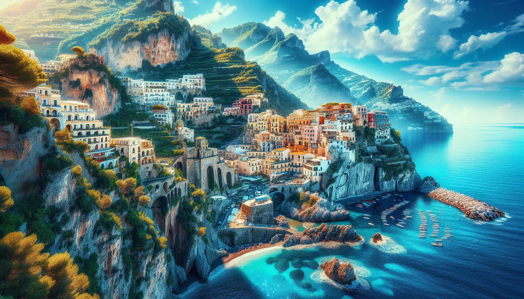 A Costa Amalfitana é um destino de sonho para muitas pessoas. Com suas paisagens deslumbrantes, praias deslumbrantes e charmosas vilas à beira-mar, é o lugar perfeito para uma semana de relaxamento e aventura. Aqui está um roteiro para aproveitar ao máximo sua estadia na Costa Amalfitana.

Dia 1: Chegada em Amalfi
Após chegar ao