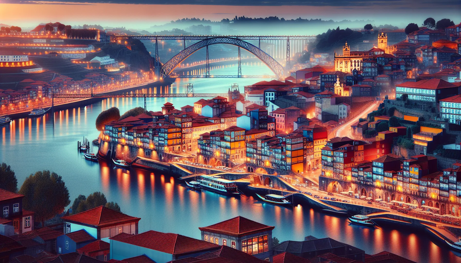 Aproveite ao máximo o sabor local e as vistas deslumbrantes na cidade do Porto. Desfrute das delícias culinárias típicas da região e maravilhe-se com as paisagens deslumbrantes que a cidade tem para oferecer.