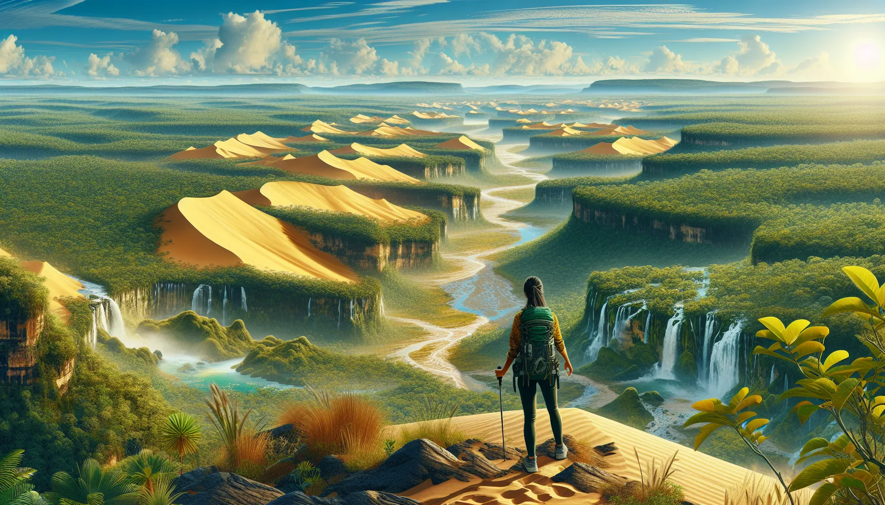 O Jalapão é um destino perfeito para quem deseja fazer uma viagem ecológica. Localizado no estado do Tocantins, no Brasil, é um lugar repleto de belezas naturais e preservadas.

Ao visitar o Jalapão, é possível conhecer uma variedade de paisagens incríveis, como dunas de areia, cachoeiras, rios e formações rochosas. Além disso, a reg